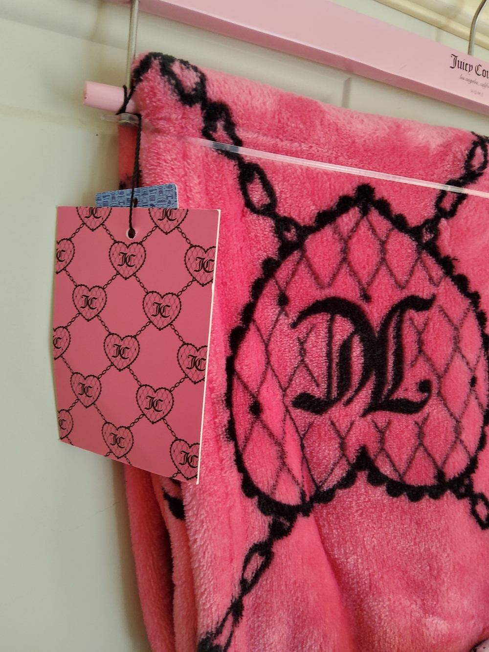 Retired Juicy Couture 50x70 Throw